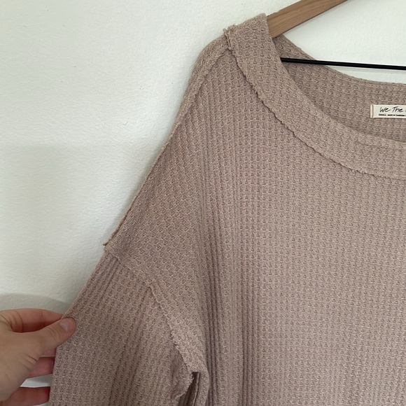 Free People | North Shore Sand Long Sleeve Waffle Thermal Tunic Small - Picture 4 of 9